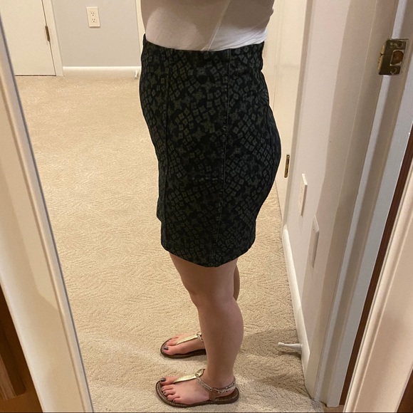 Free People Blue & Green Modern Femme Skirt 4 - Picture 3 of 9